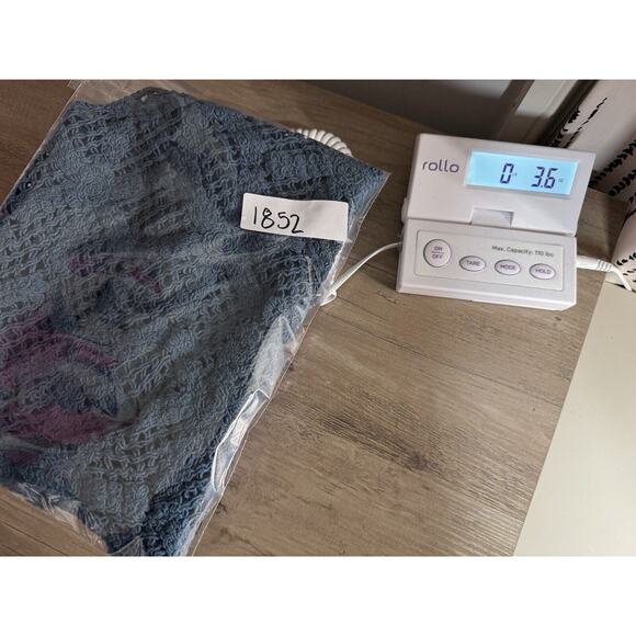 Forever 21 Womens Crochet Crop Tank Top S Blue Festival Boho Cottagecore Cotton - Picture 9 of 9